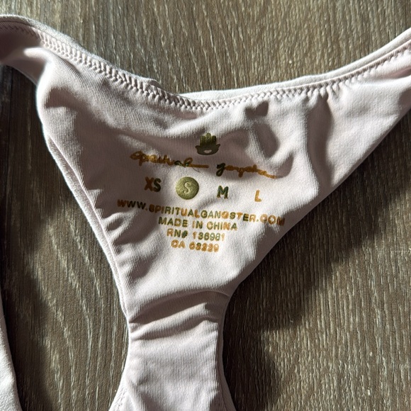 Spiritual Gangster Racerback Sports Bra, Size Small - Picture 5 of 7